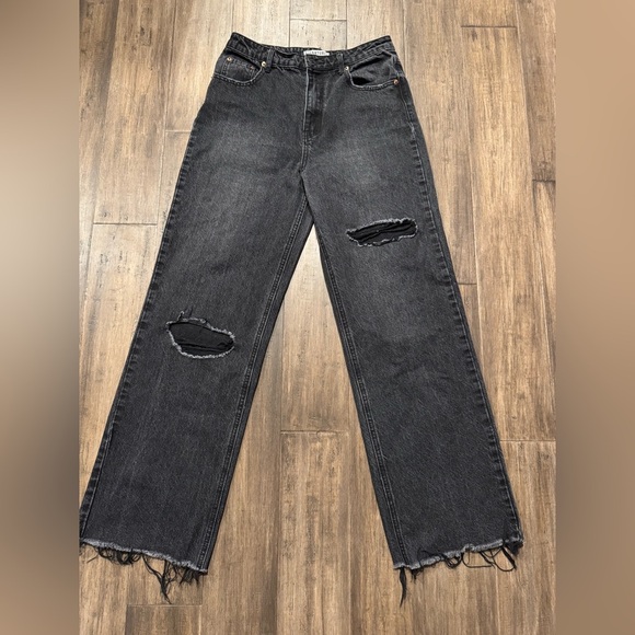 Signature8 Black Denim Distressed Pants - Picture 2 of 4